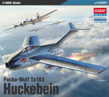 Modèle à coller focke-wulf ta183 huckebein 1/48