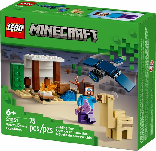 L’expédition de Steve dans le désert