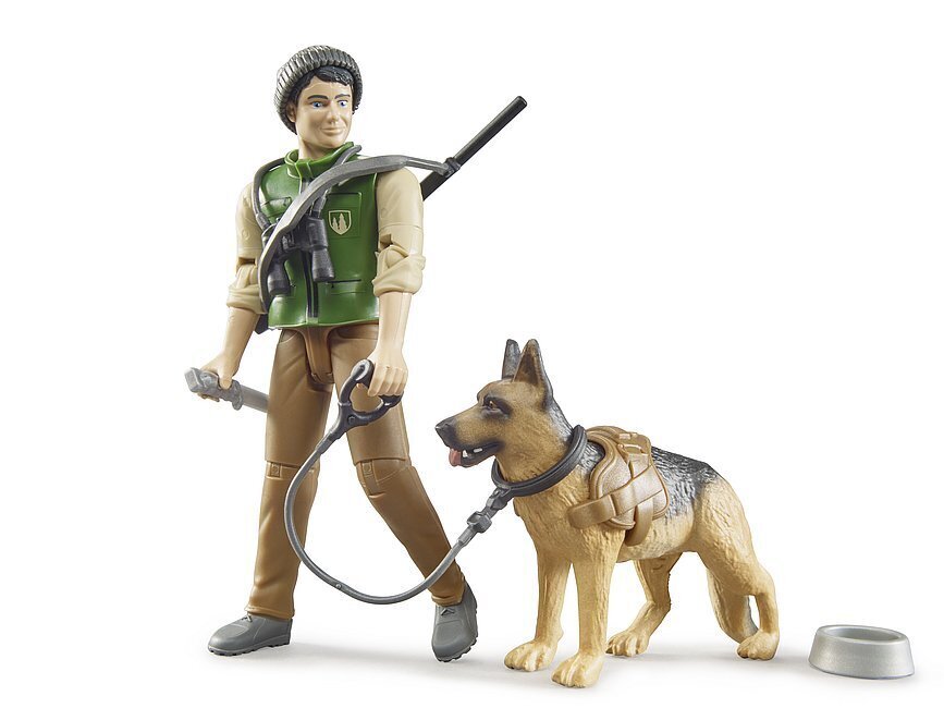 Garde forestier avec chien