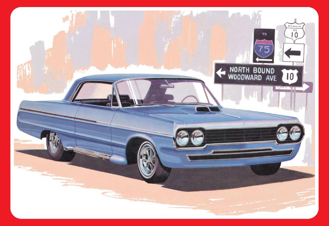 Modèle à coller 64 impala 'super street rod' 1/25