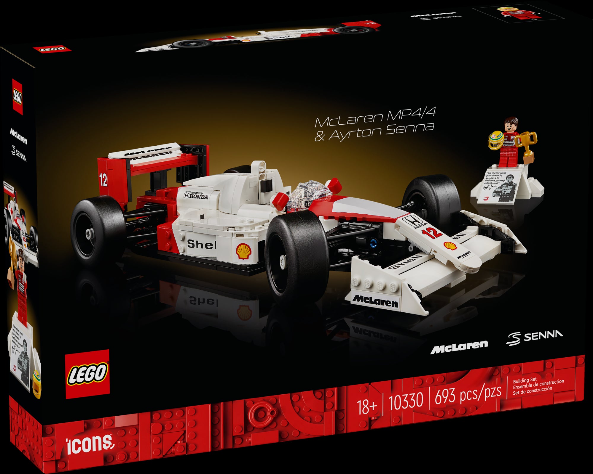 McLaren MP4/4 et Ayrton Senna