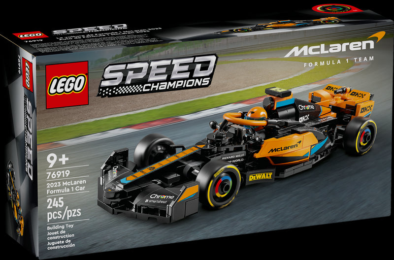 La voiture de course de Formule 1 McLaren 2023