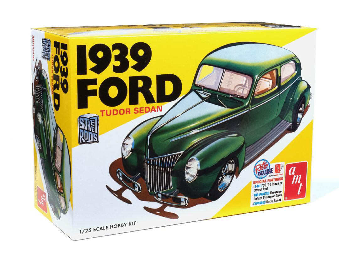 Modèle à coller 39 ford sedan 'street rod' 1/25