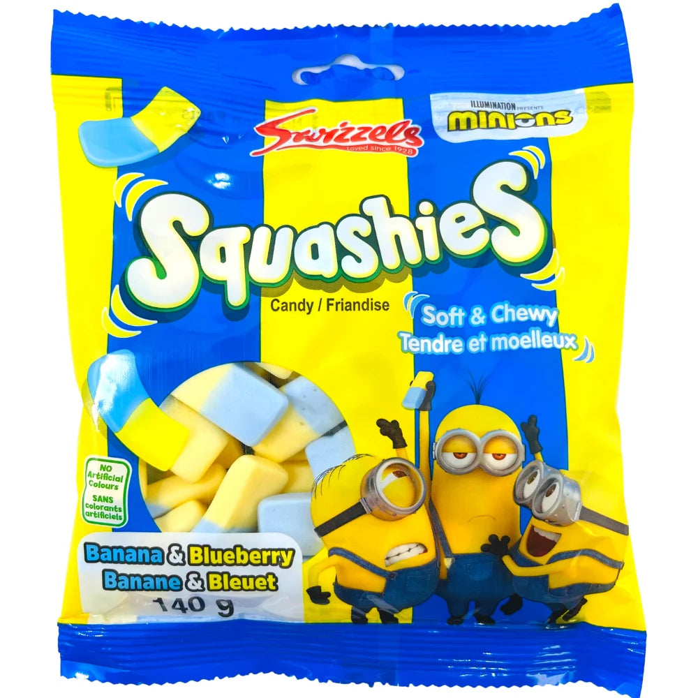 Squashies Minions, bananes et bleuets