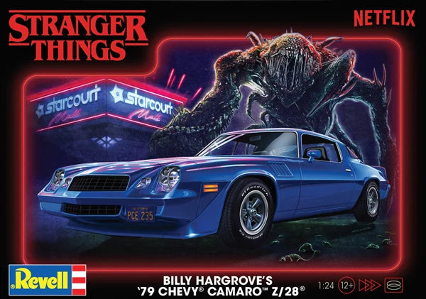 Modèle à coller 79 camaro z/28, stranger things