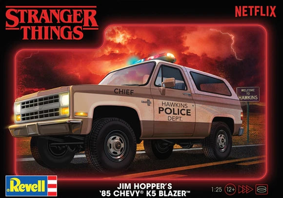 Modèle à coller 85 ks chevy blazer stranger things