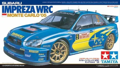 Modèle à coller subaru impreza wrc monte carlo '05