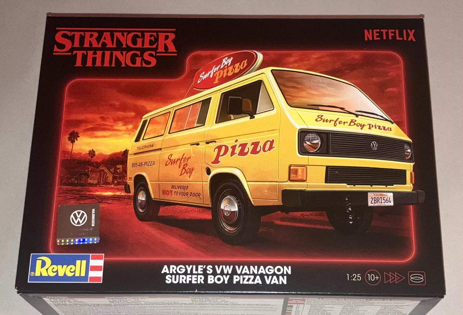 Modèle à coller VW T3 PIZZA VAN, Stranger Things