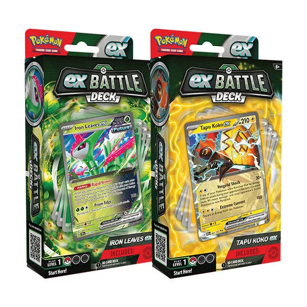 Pokémon Deck Tapu Koko Ex Iron Leaves Ex (VA)