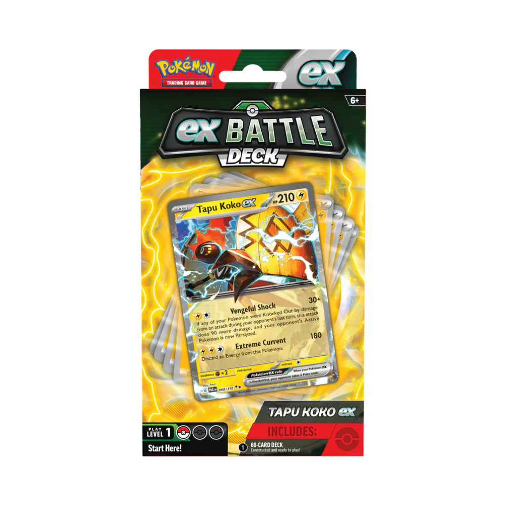 Pokémon Deck Tapu Koko Ex Iron Leaves Ex (VA)