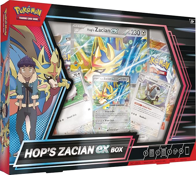 Pokémon Hop's Zacian Ex box (Version anglaise)