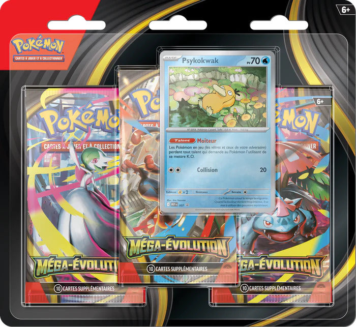 Pokémon Mega Evolution booster 3 paquets (VF)