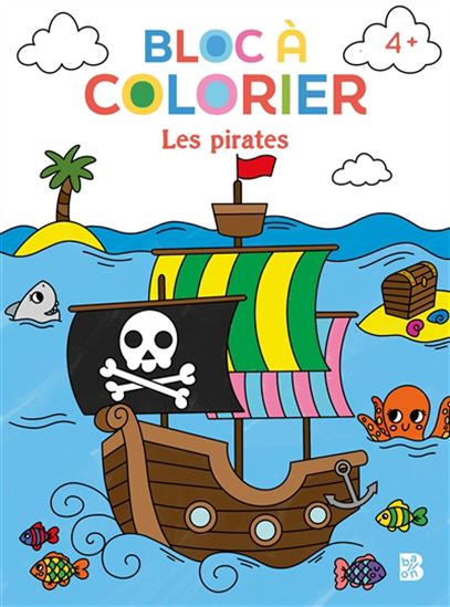 Les pirates Bloc à colorier