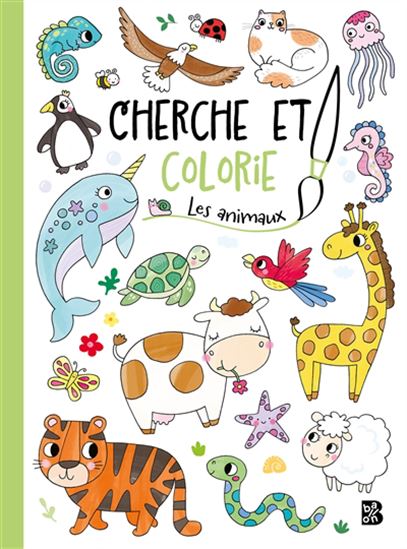 Les animaux Cherche et colorie