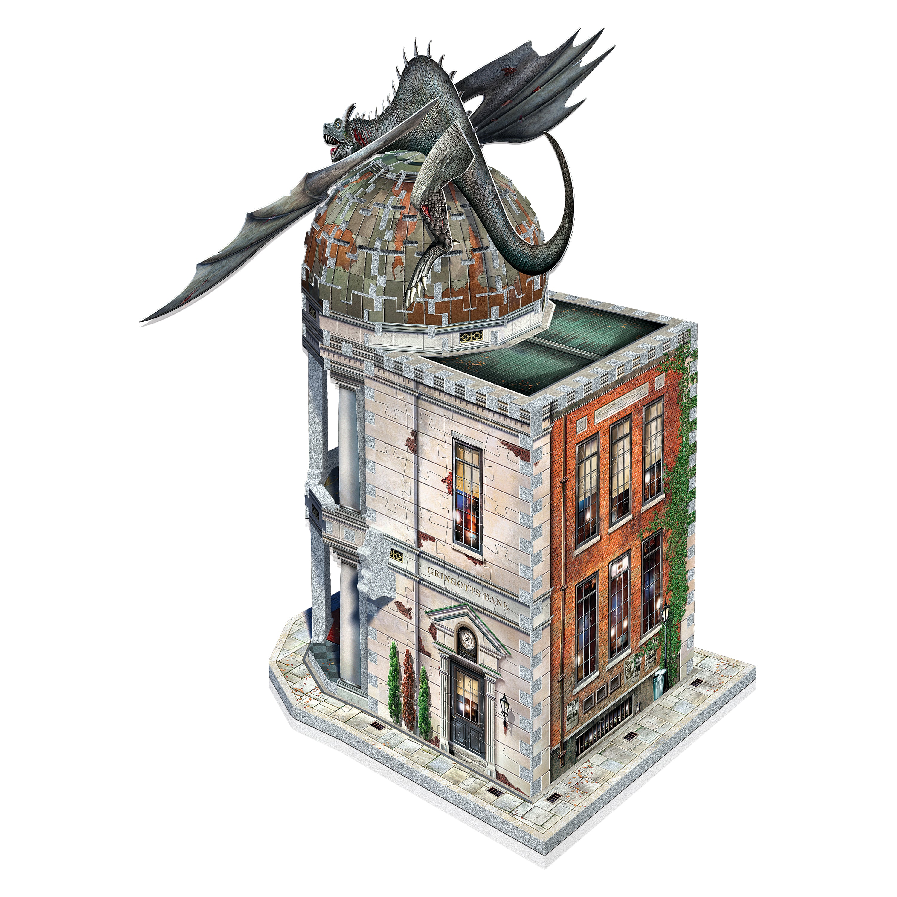 La banque Gringotts, casse-tête 3D