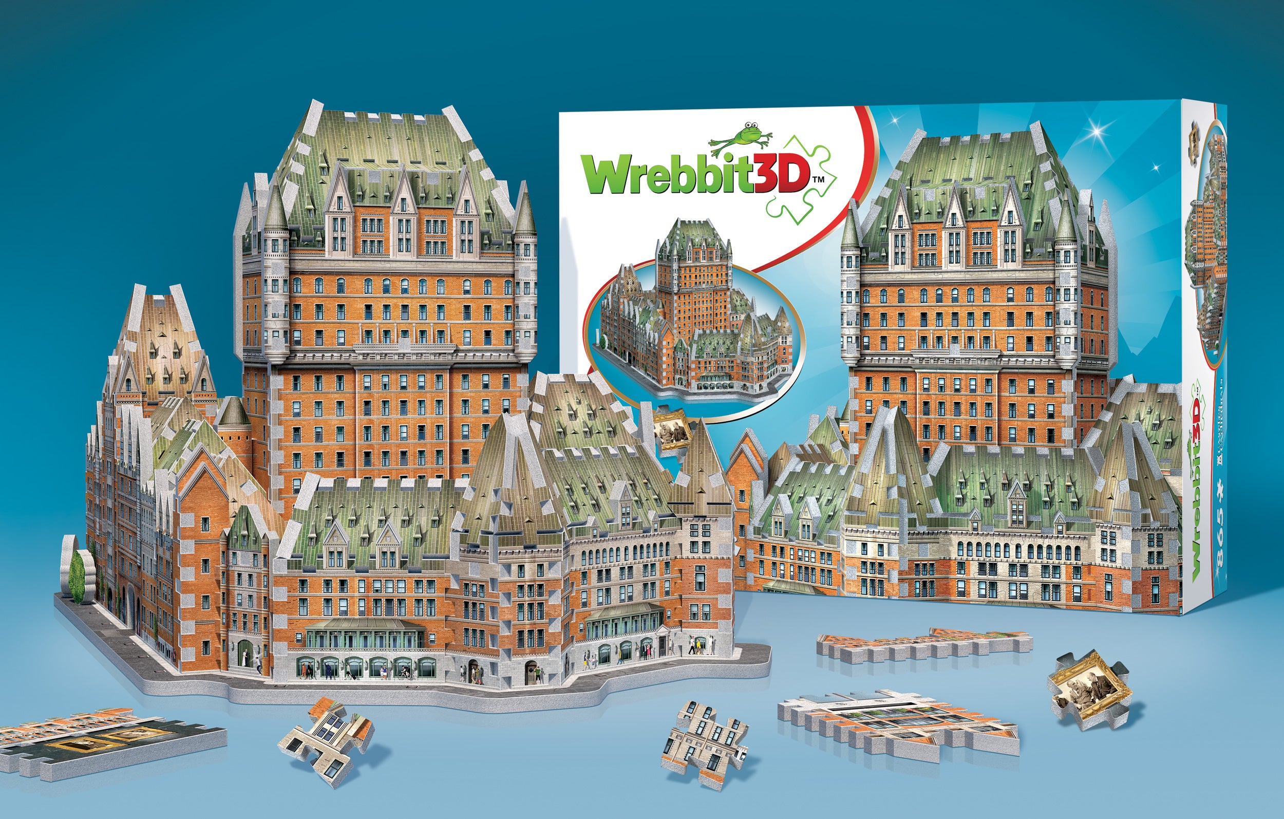 Château Frontenac, casse-tête 3D
