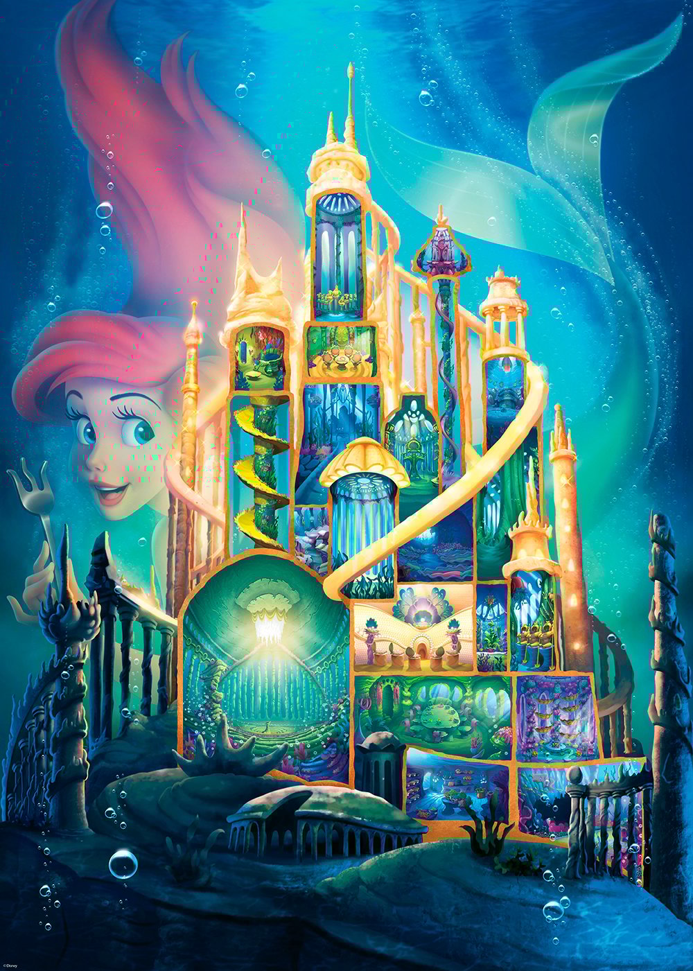 Disney Castle : Ariel 1000 pièces