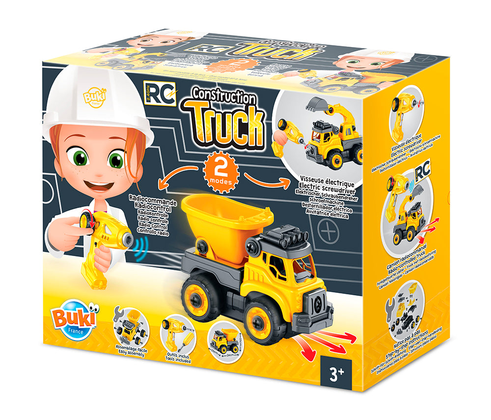 Buki France - Téléguidé Camion construction 2-en-1