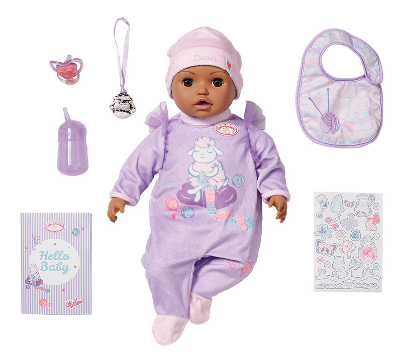 Baby Annabell - Poupée interactive Leah 43 cm
