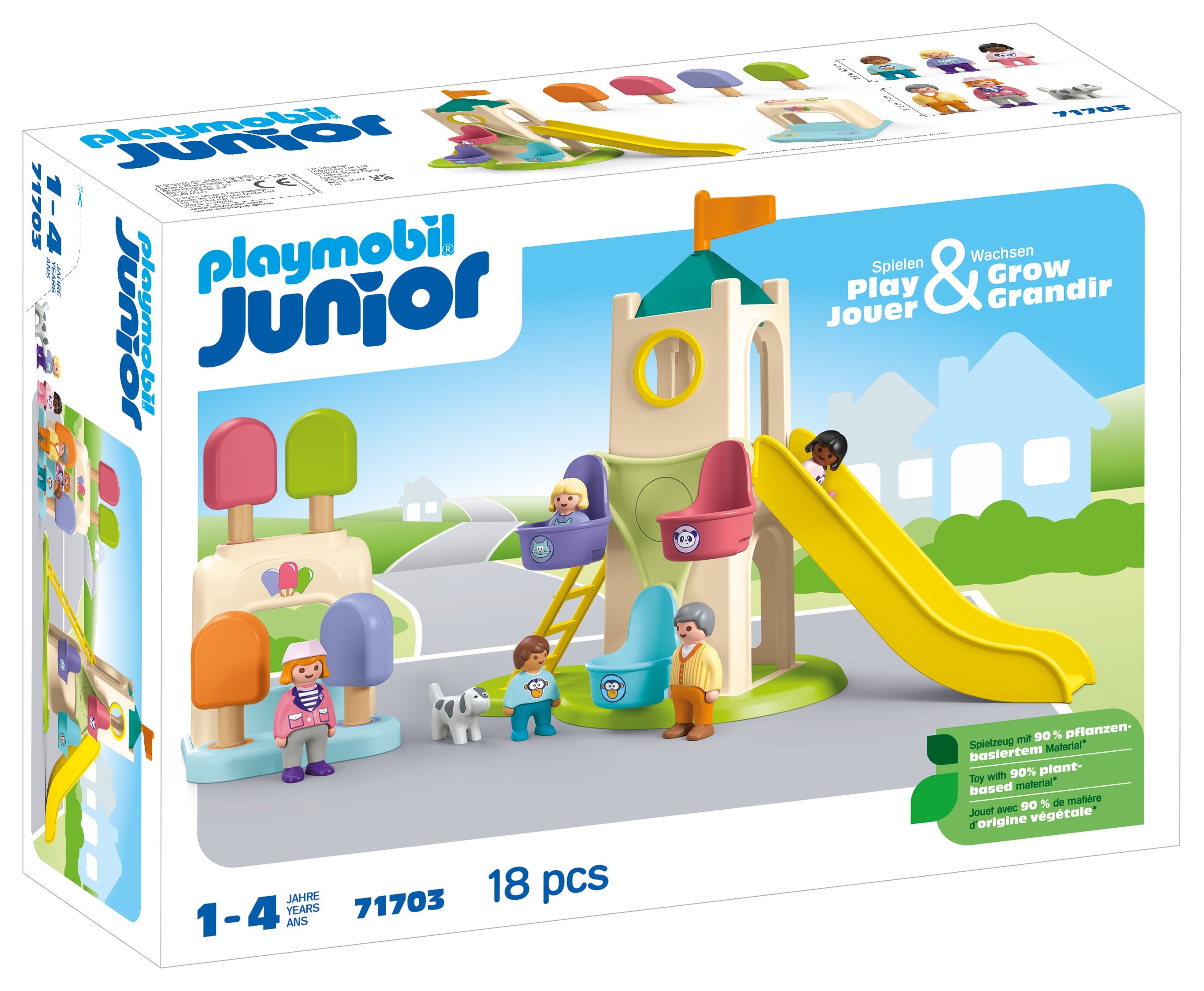 Aire de jeux avec toboggan geant Junior