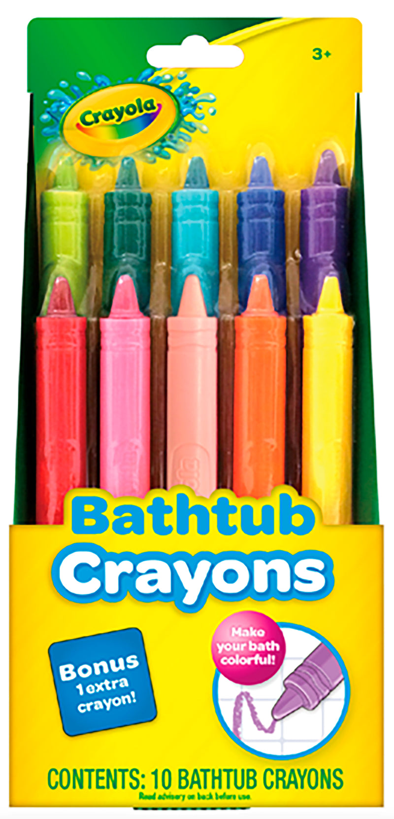Crayola - 10 Crayons de bain