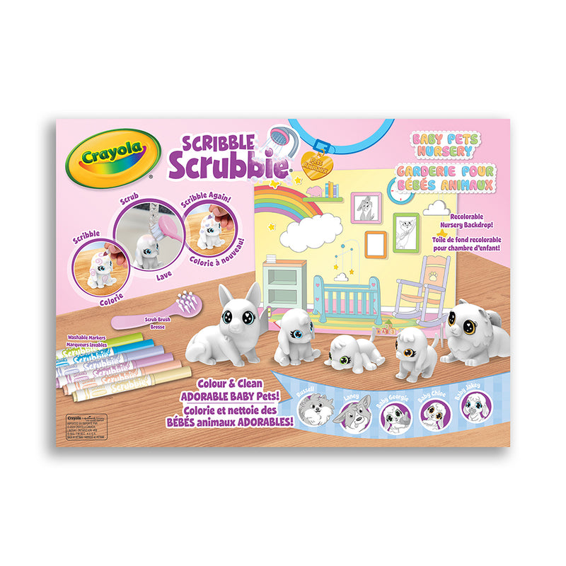 Scribble Scrubbie - Pouponière de bébés animaux