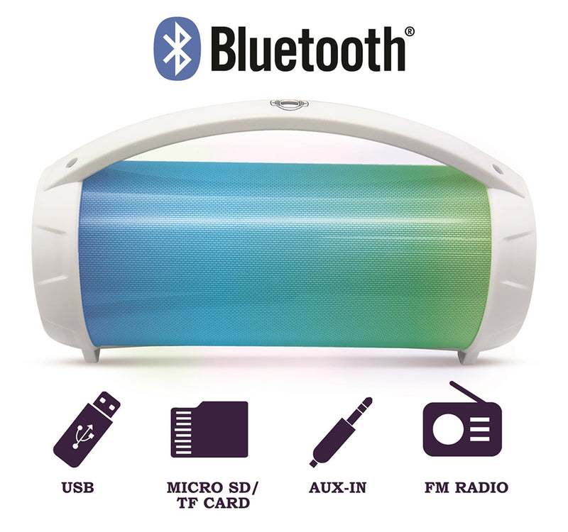 Enceinte Bluetooth portable lumineuse & micro