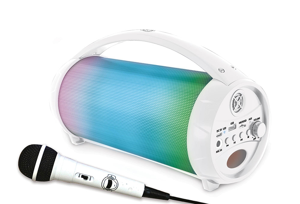 Enceinte Bluetooth portable lumineuse & micro