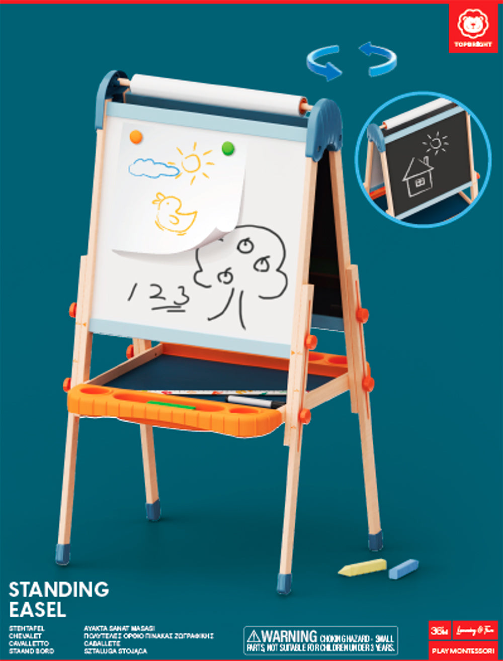 Mon chevalet de luxe - Hauteur ajustable