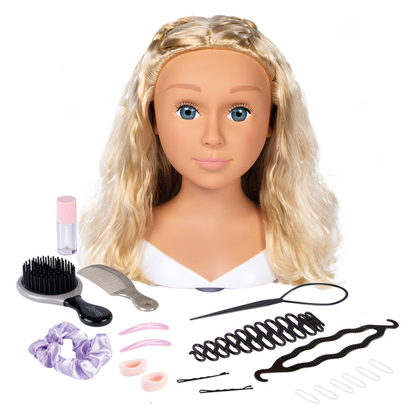 JC Toys – Coffret 3 Accessoires Pour Poupée : Baignoire, Chaise Haute Et Berceau à Bascule, Rose, 33 Cm
