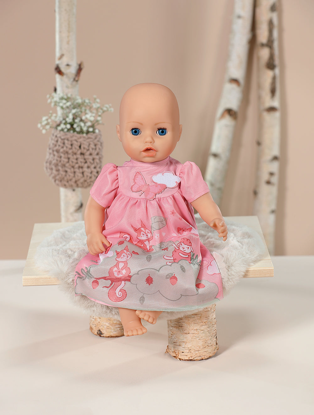 Baby Annabell - Robe rose écureuil