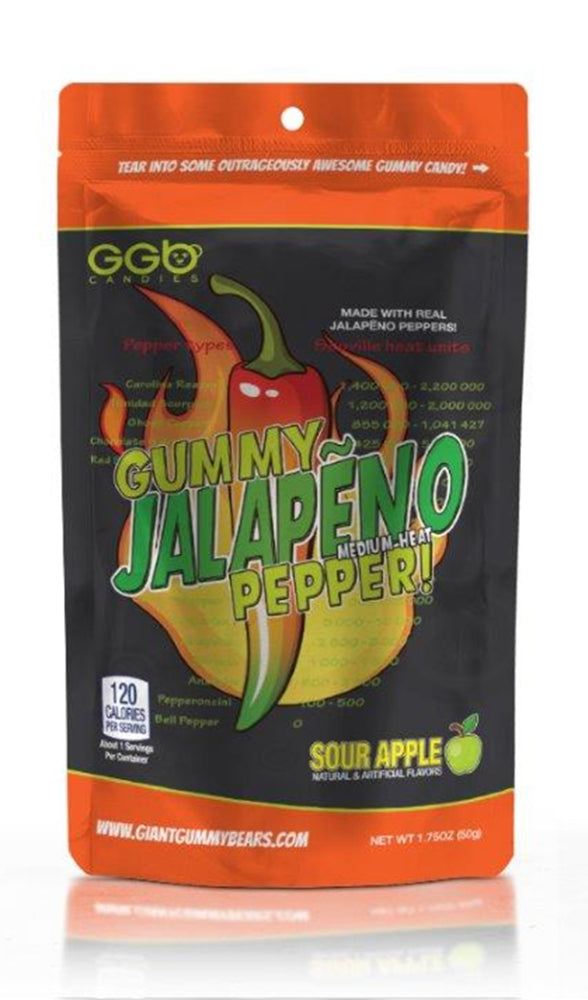 Gummy Jalapeno Pepper moyen 50g