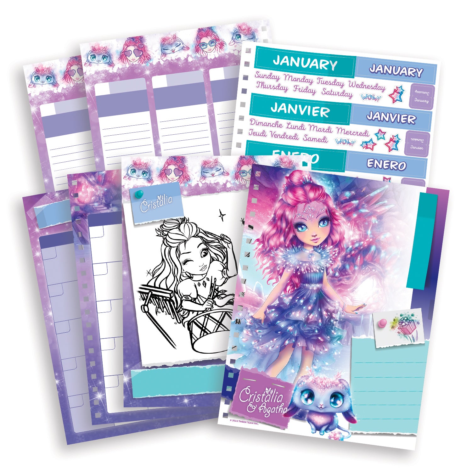 Agenda - Cristalia & Agatha