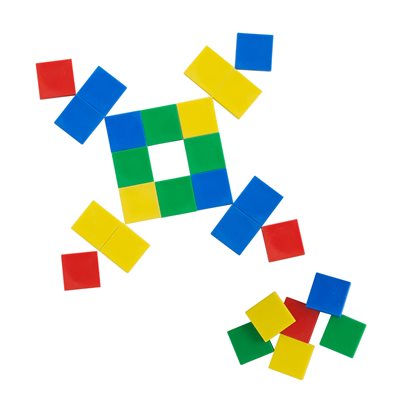 Tuiles colorés