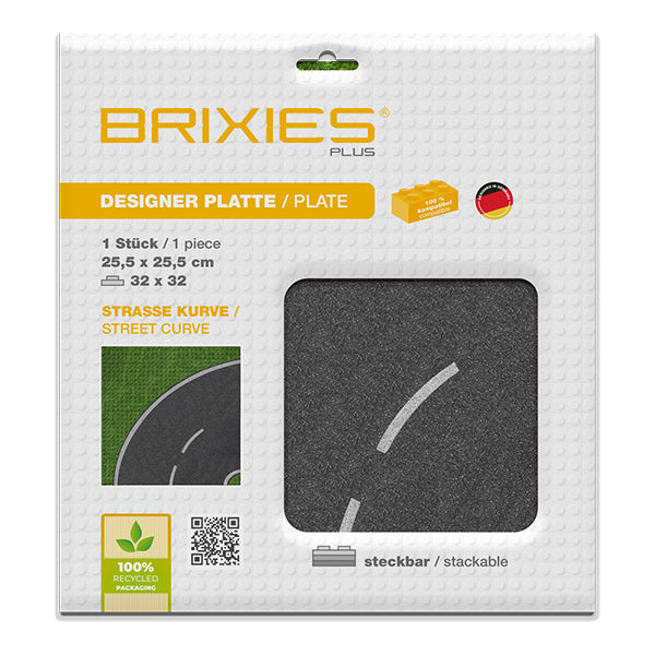 Brixies Plaque de construction - rue courbe