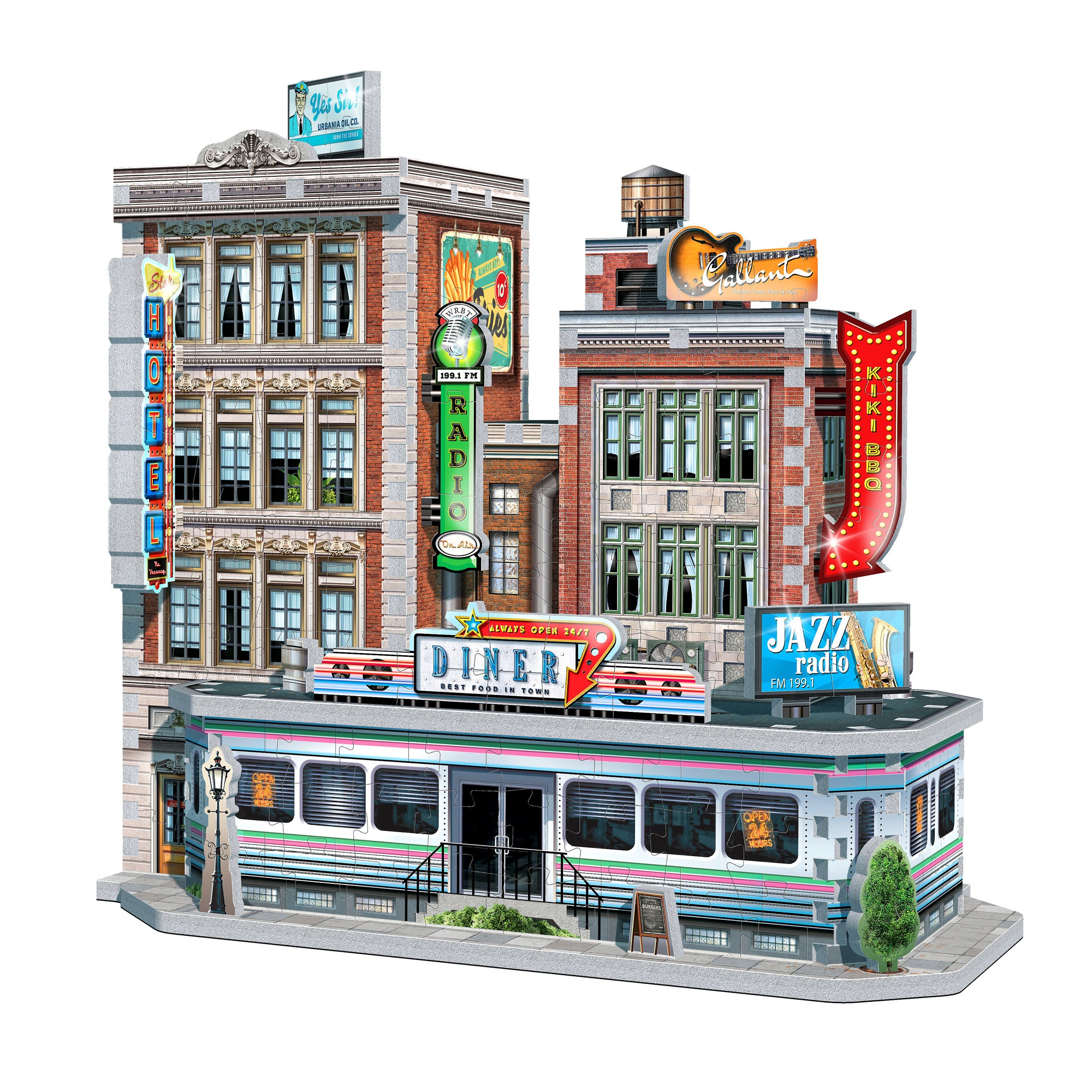 Wrebbit 3D Diner des années 50