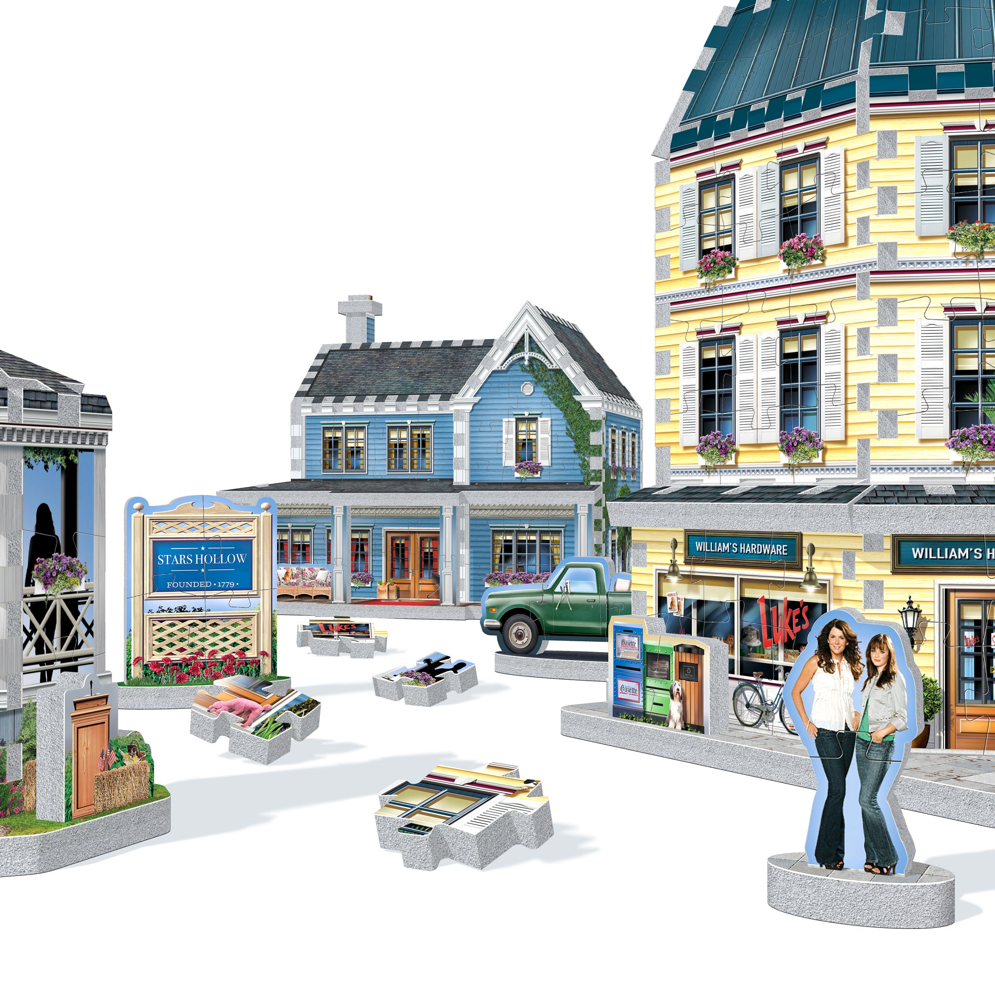 Wrebbit 3D Gilmore Girls Stars Hollow