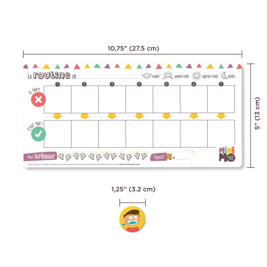 Minimo Ma routine scolaire