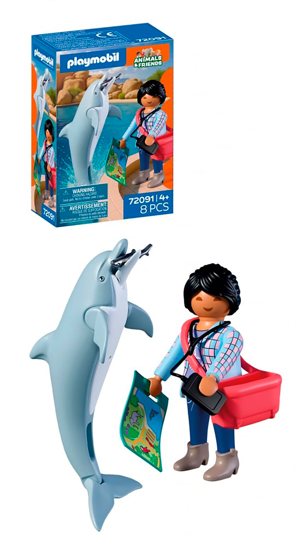 Zoo : Dauphin et visiteur