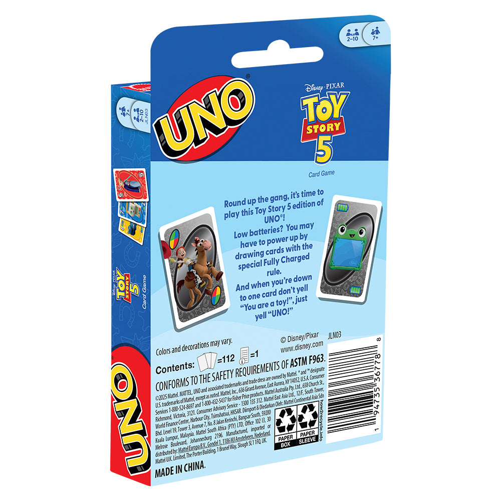 Uno Histoire de jouets
