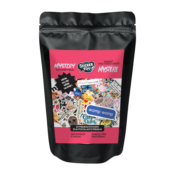 Sac mystère 20 autocollants
