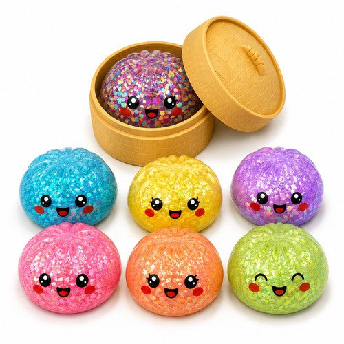 Dumpling Squishy maltose à paillettes