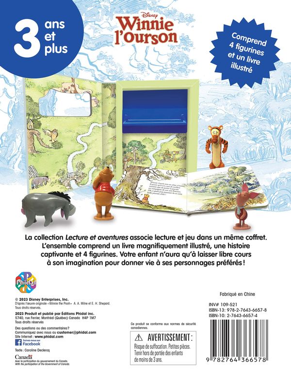 Winnie l'ourson Lecture et aventures