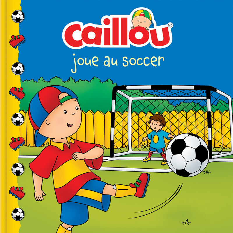 Caillou joue au soccer