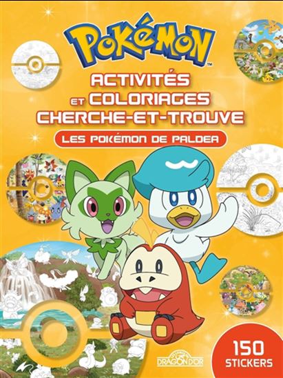 Pokémon Activités et coloriages cherche-et-trouve