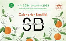 Calendrier familial Salut Bonjour 2024-2025