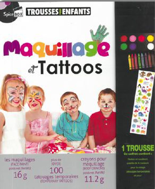 Coffret Maquillages et tattoos