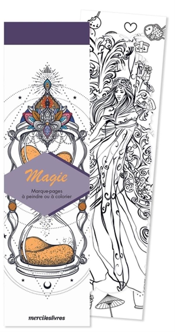 Magie Marque-pages à peindre ou à colorier