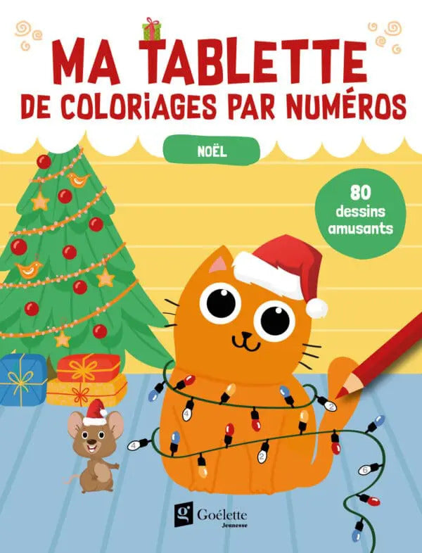 Noël Ma tablette de coloriages par numéros