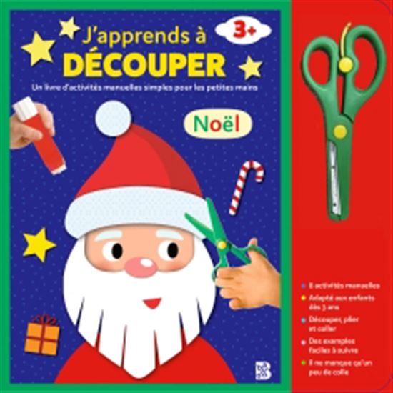 Noël Livre d'activités avec ciseaux